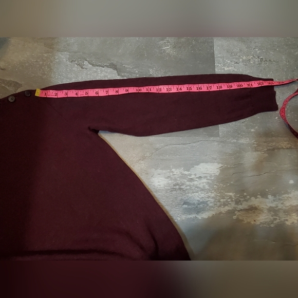 Balibaris "Sailor Marine Sweater". Burgundy. 100% merino wool. Men S. - Picture 12 of 12